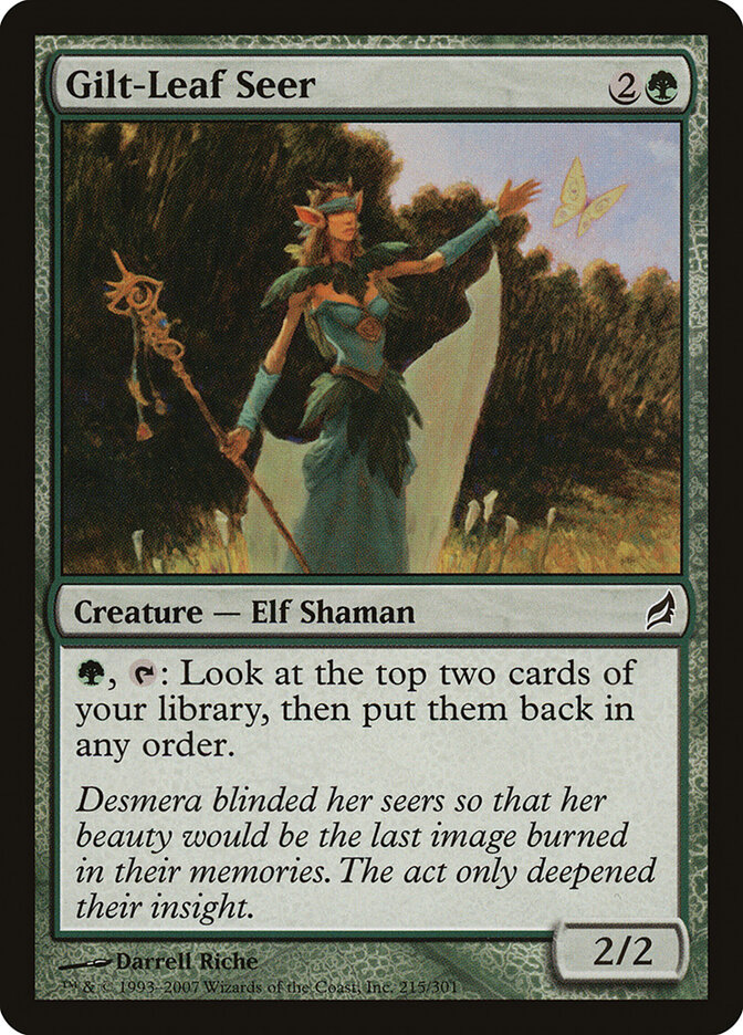 Gilt-Leaf Seer card front