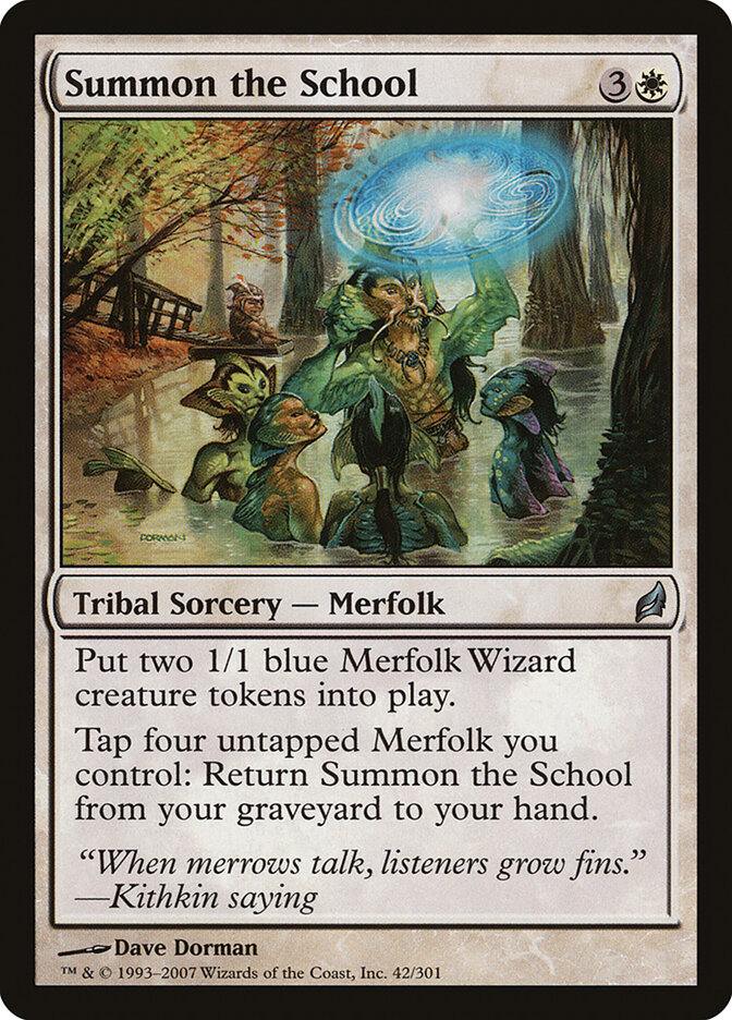 Summon the School card front