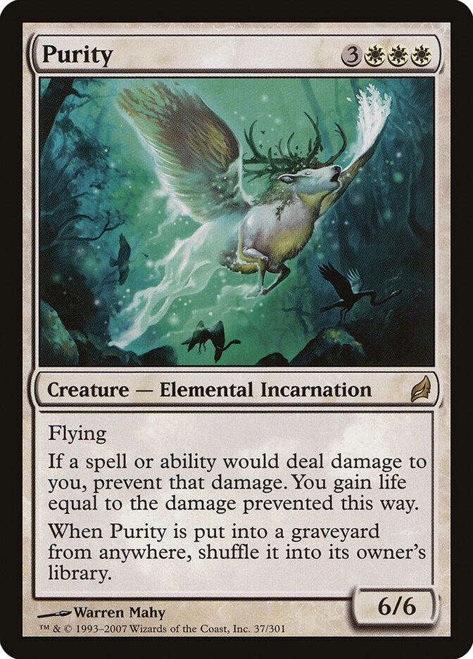 Purity card front