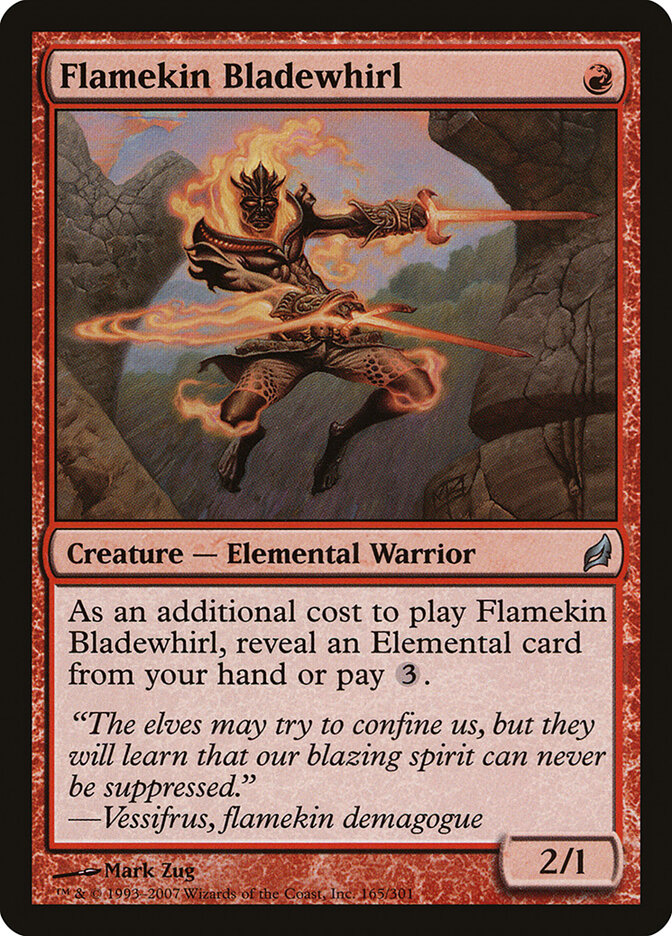 Flamekin Bladewhirl card front