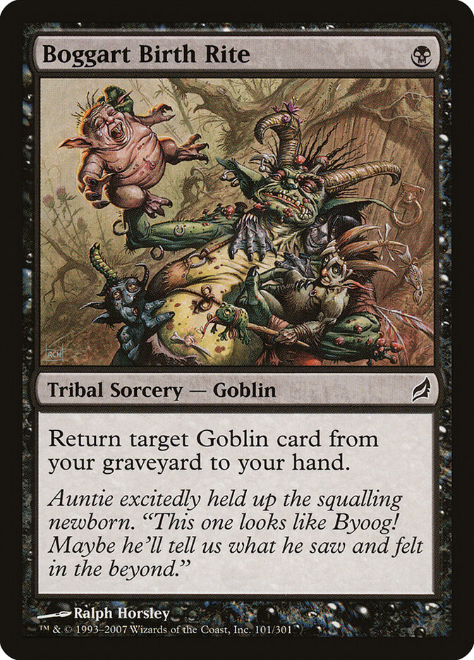 Boggart Birth Rite card front