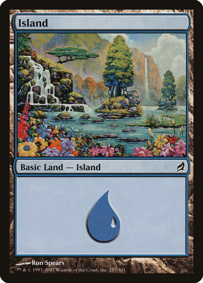 Island card front