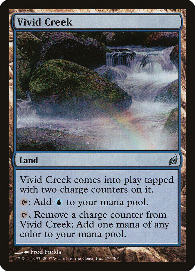 Vivid Creek card front