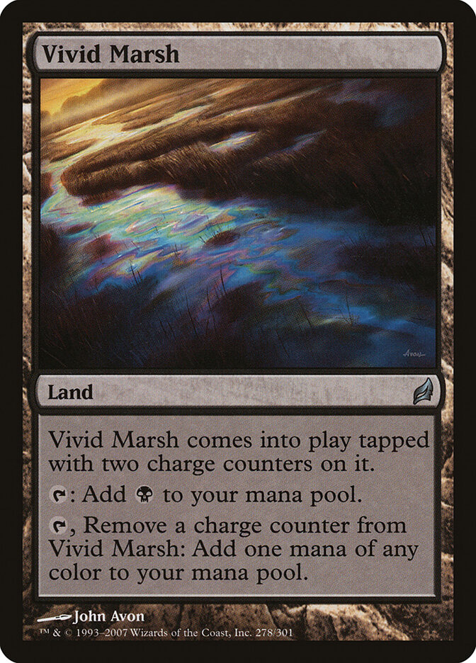 Vivid Marsh card front