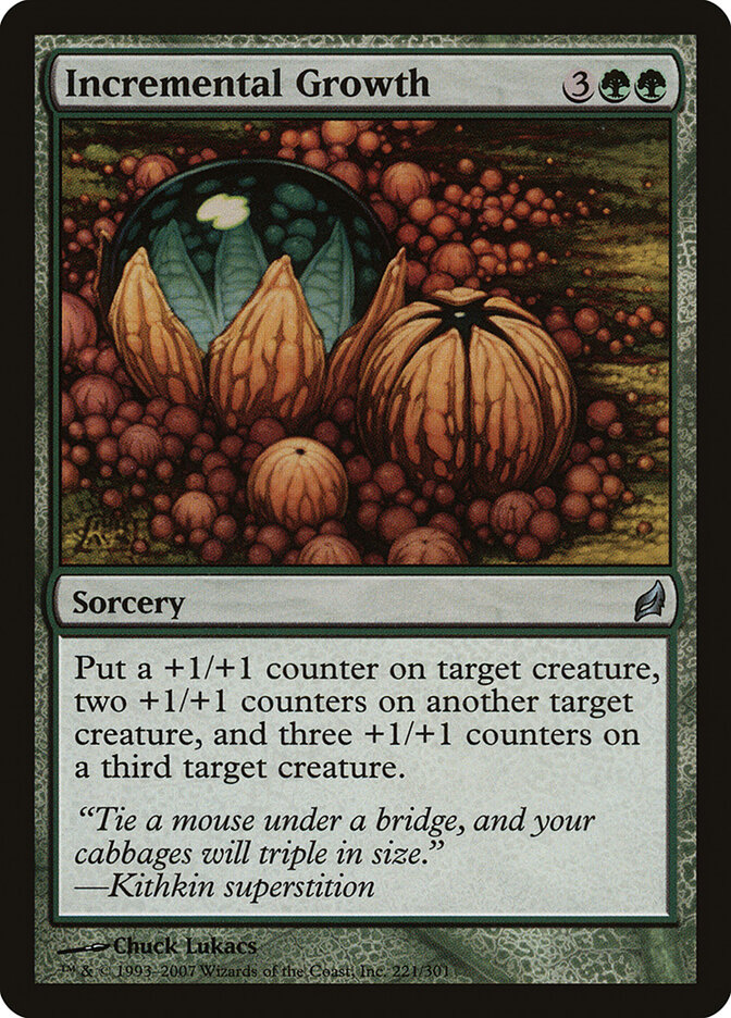 Incremental Growth card front