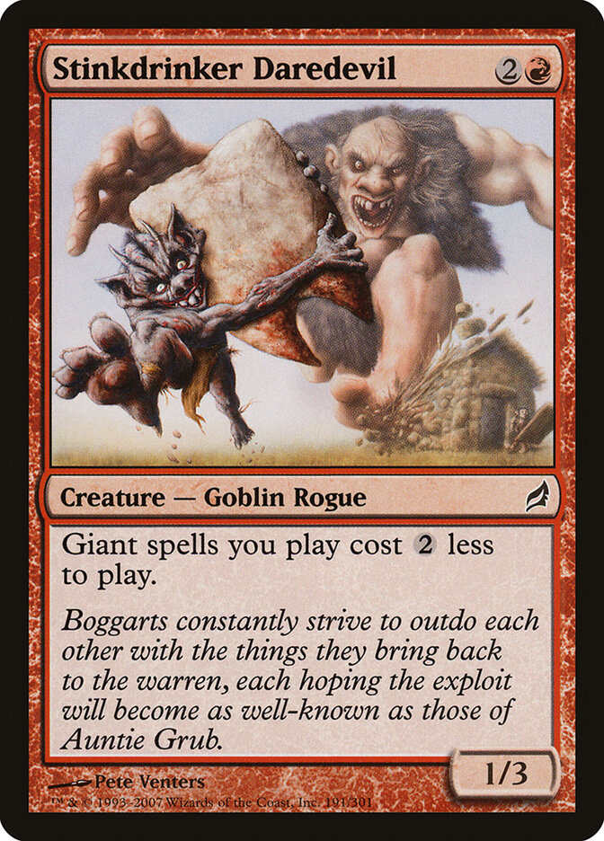 Stinkdrinker Daredevil card front