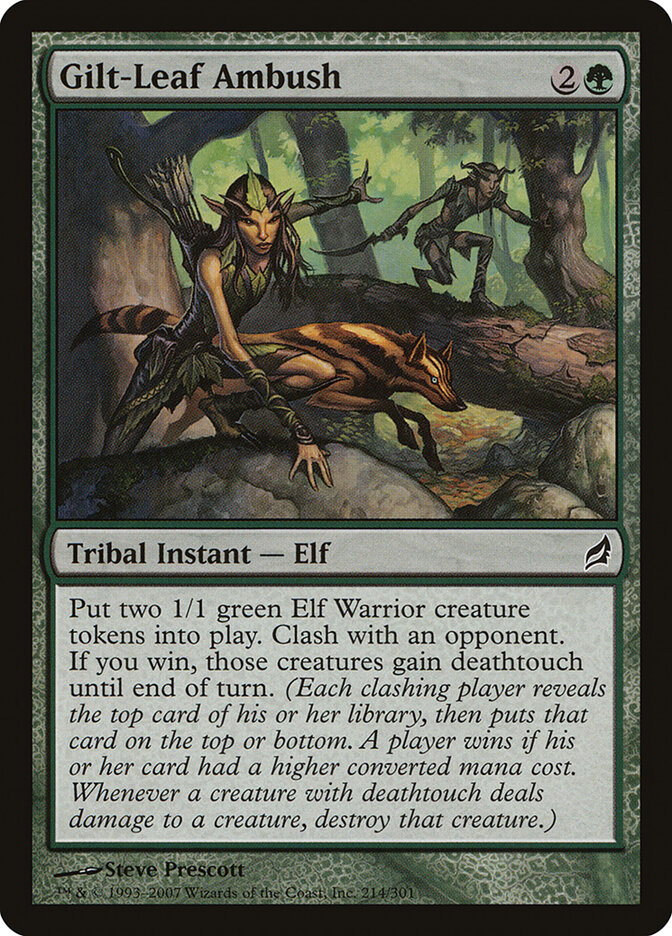 Gilt-Leaf Ambush card front