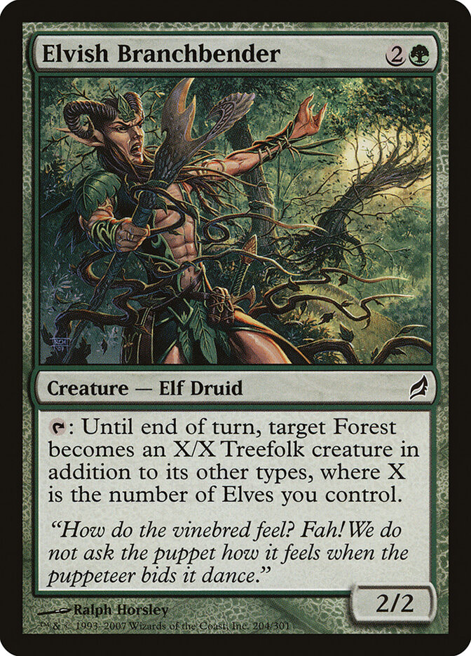 Elvish Branchbender card front