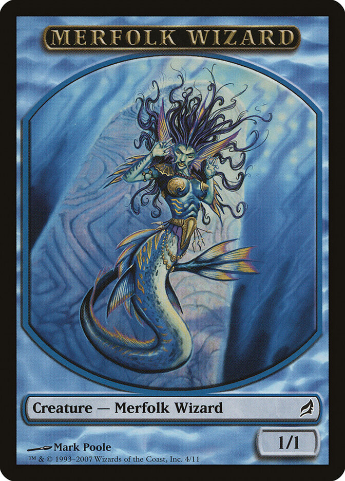 Merfolk Wizard card front