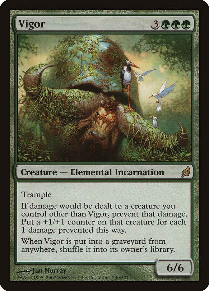 Vigor card front