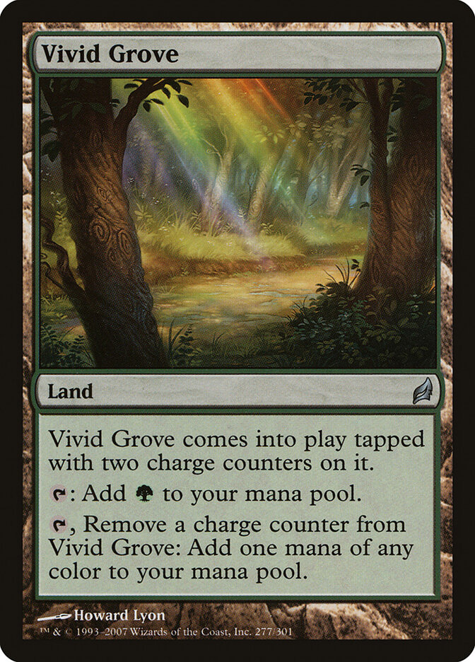 Vivid Grove card front