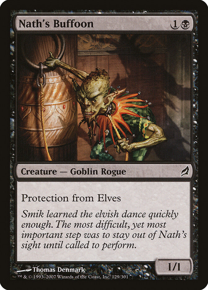 Nath's Buffoon card front