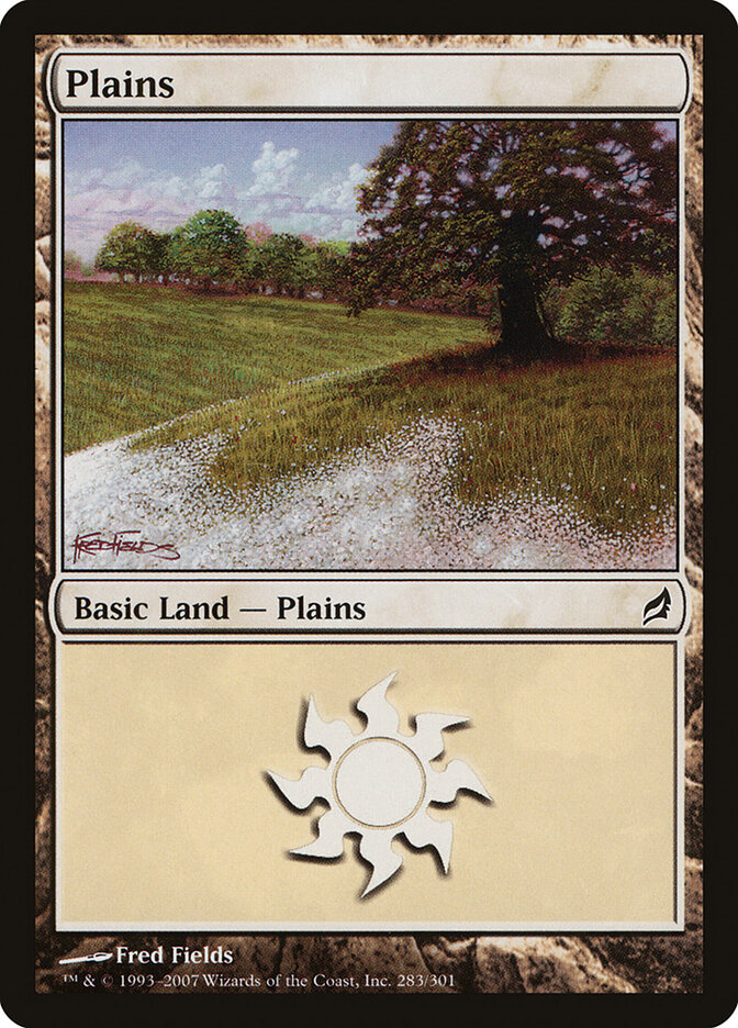 Plains card front