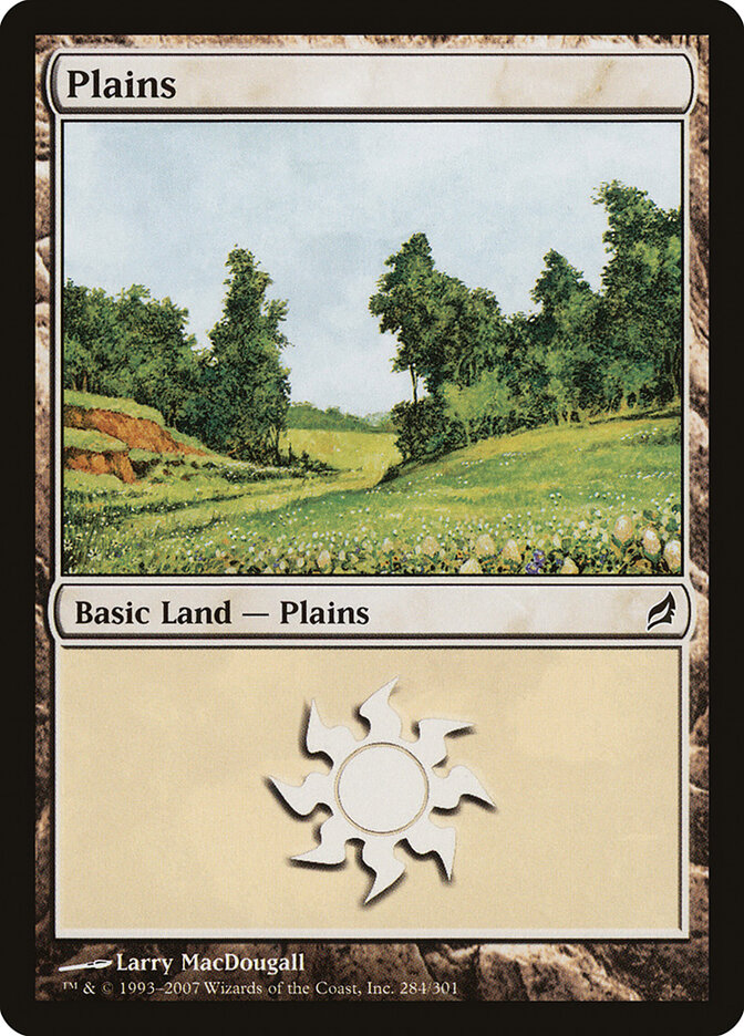 Plains card front
