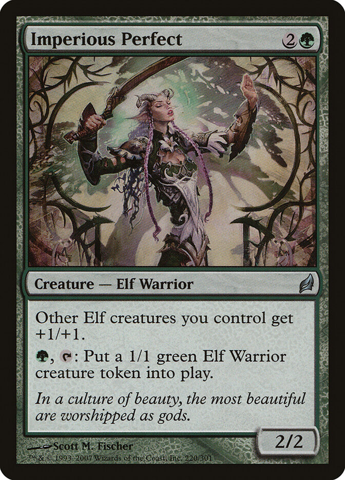 Imperious Perfect card front