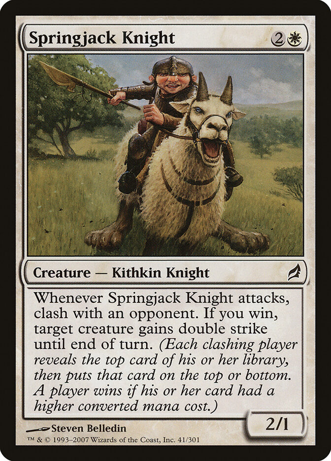 Springjack Knight card front