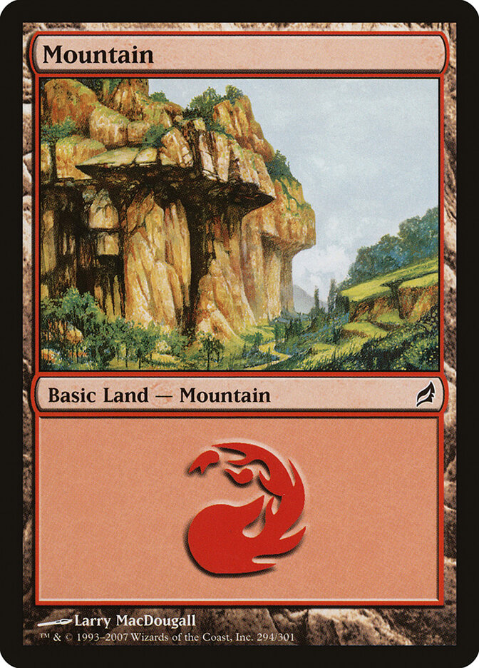 Mountain card front