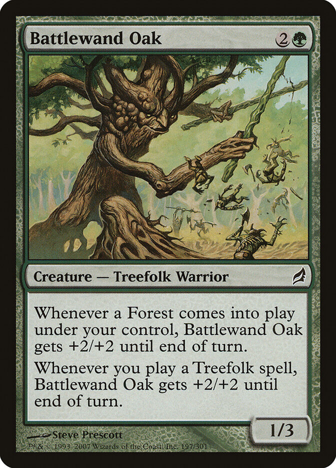 Battlewand Oak card front