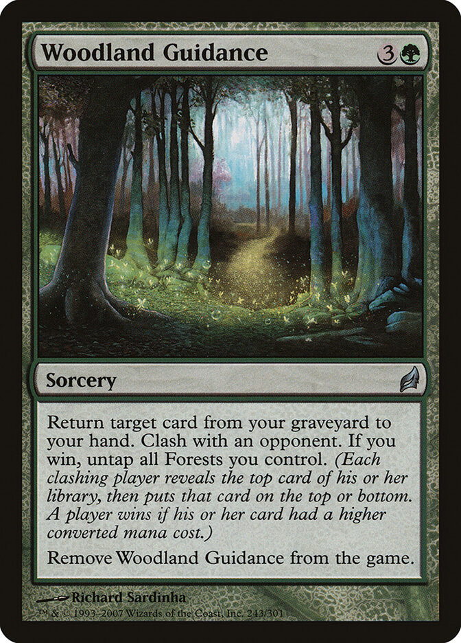 Woodland Guidance card front