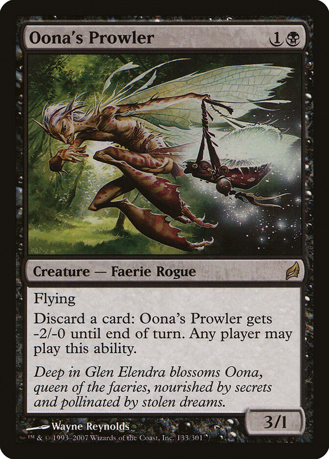 Oona's Prowler card front
