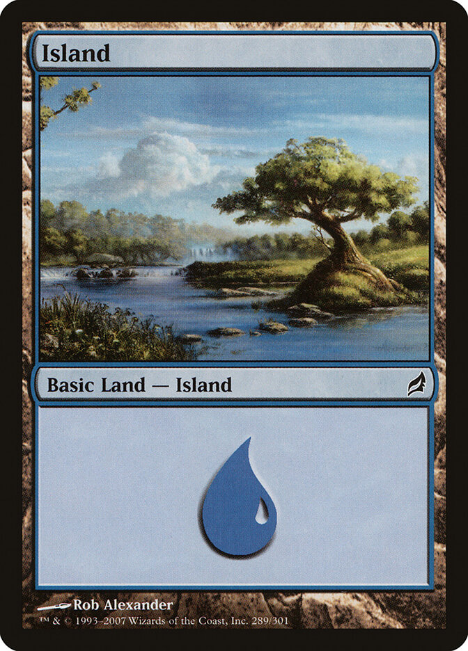 Island card front