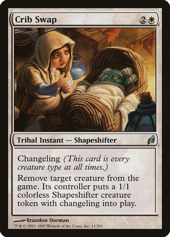 Crib Swap card front
