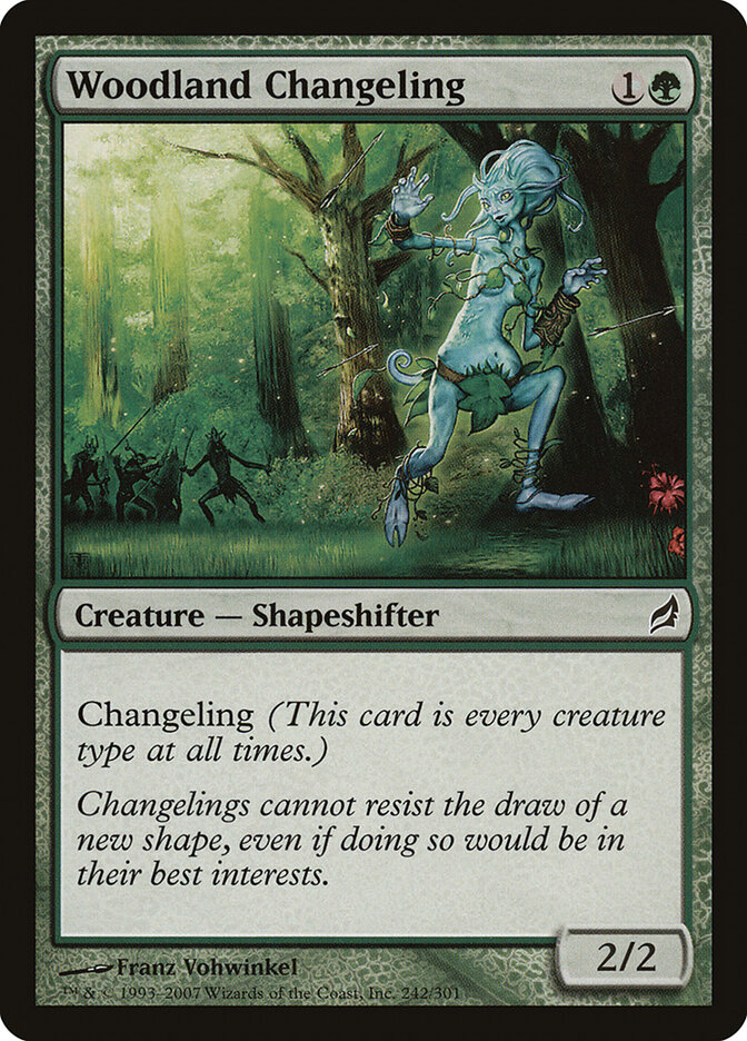 Woodland Changeling card front