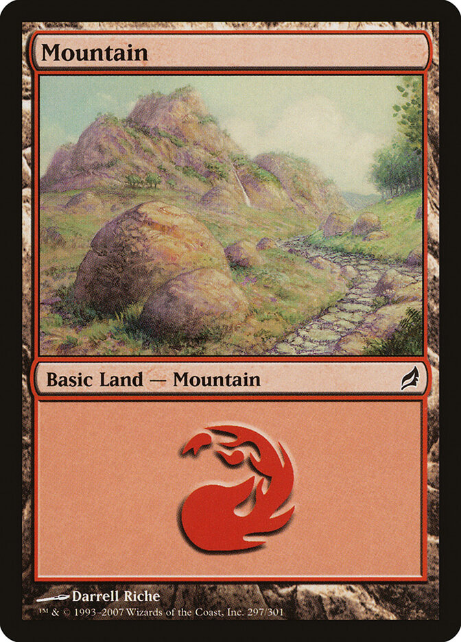 Mountain card front