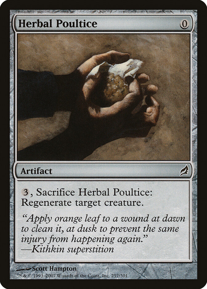 Herbal Poultice card front
