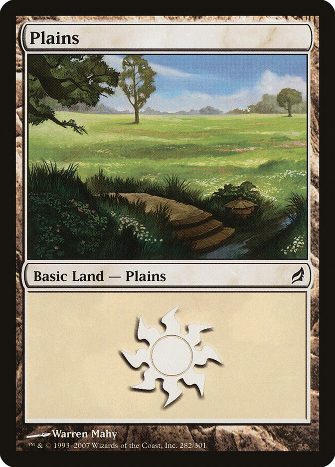 Plains card front