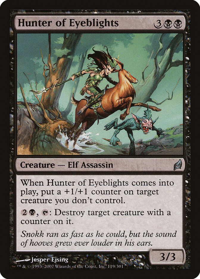 Hunter of Eyeblights card front