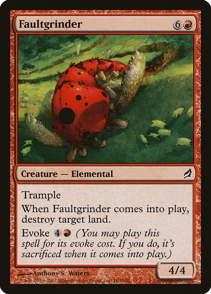 Faultgrinder card front