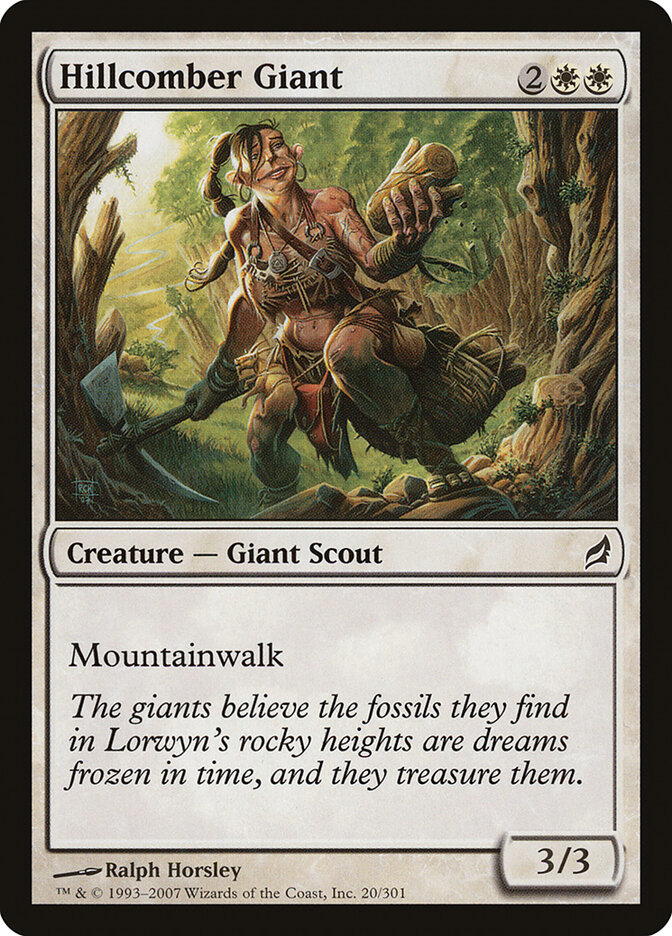Hillcomber Giant card front