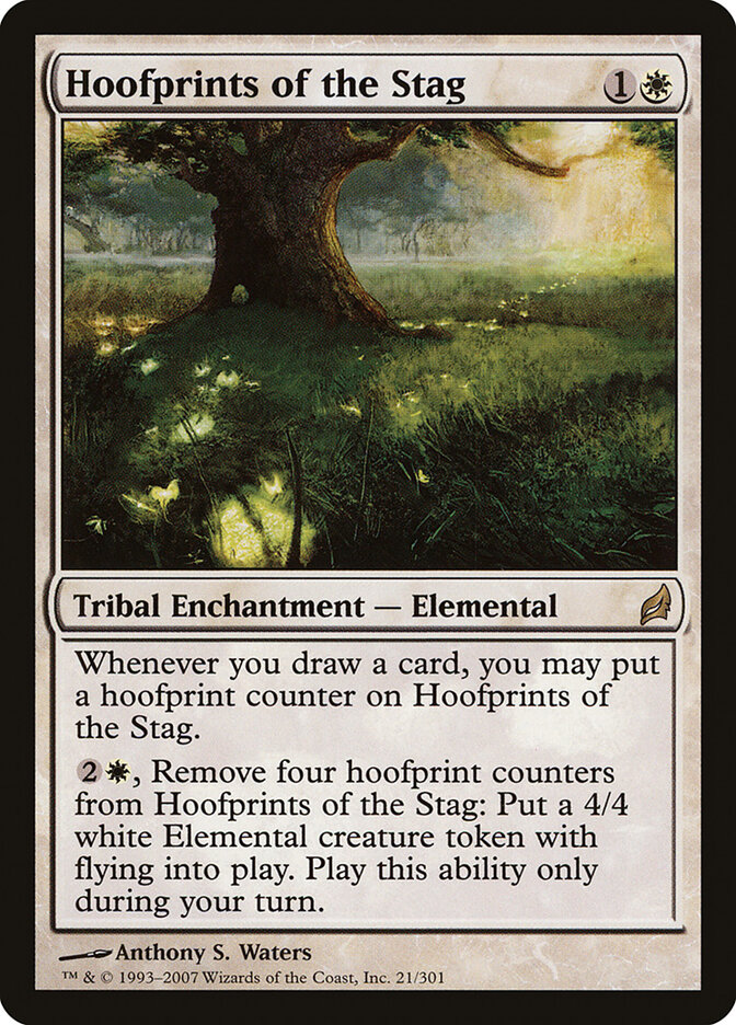 Hoofprints of the Stag card front