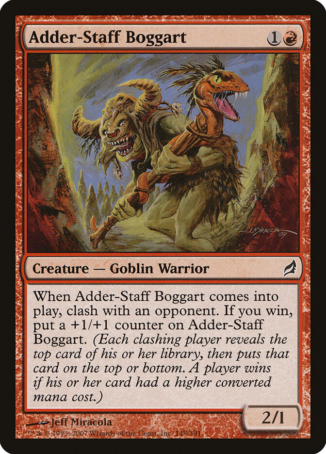 Adder-Staff Boggart card front