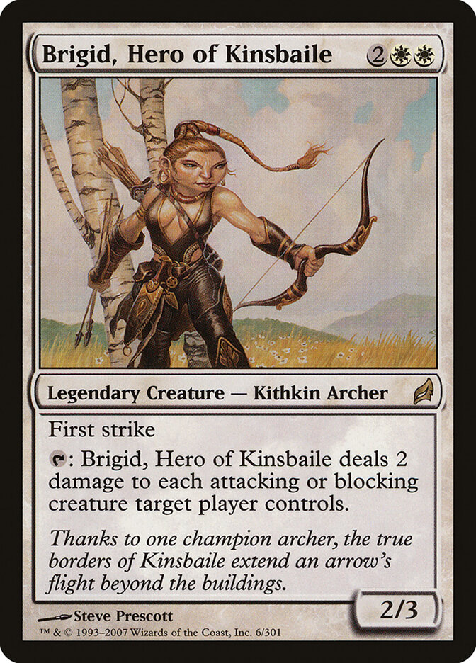 Brigid, Hero of Kinsbaile card front