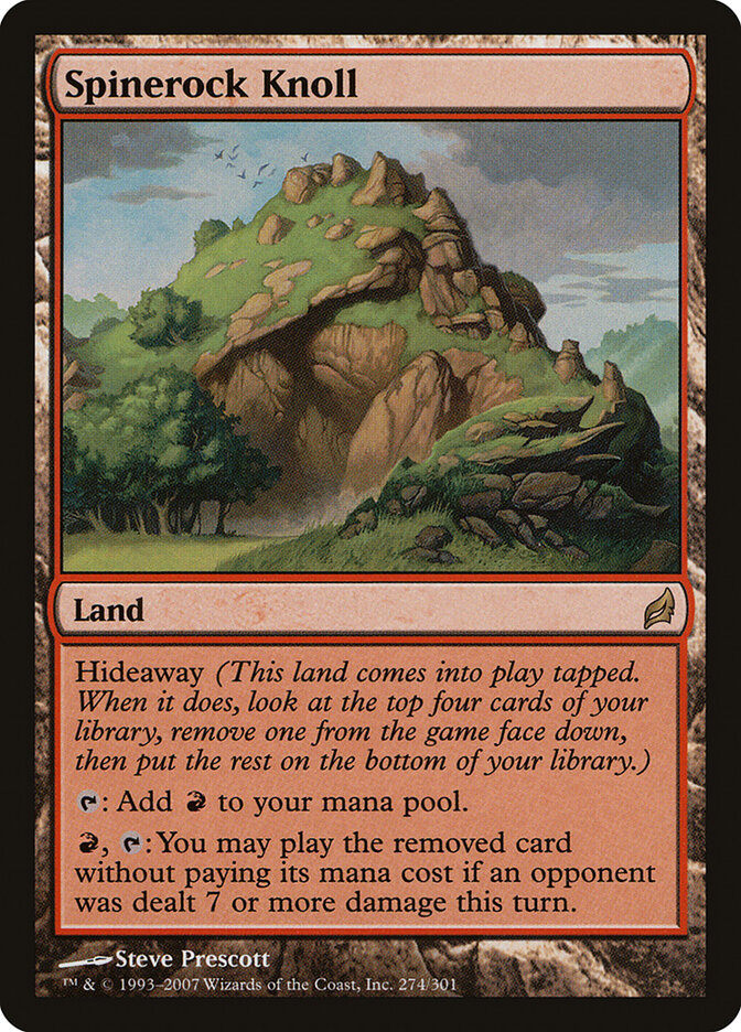 Spinerock Knoll card front