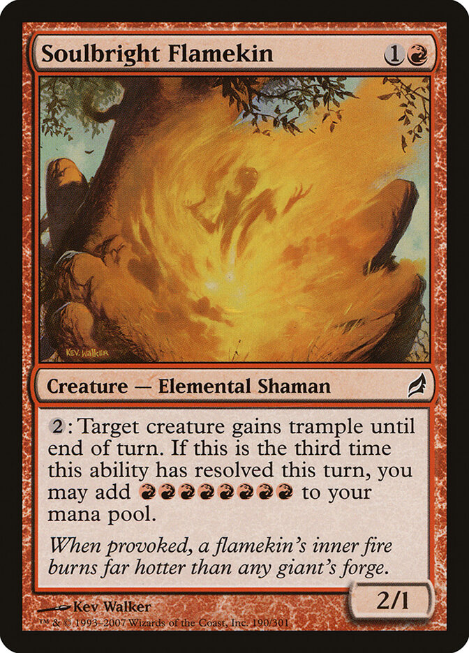Soulbright Flamekin card front