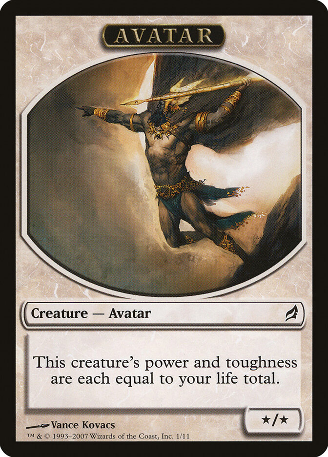 Avatar card front