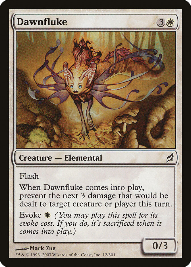 Dawnfluke card front