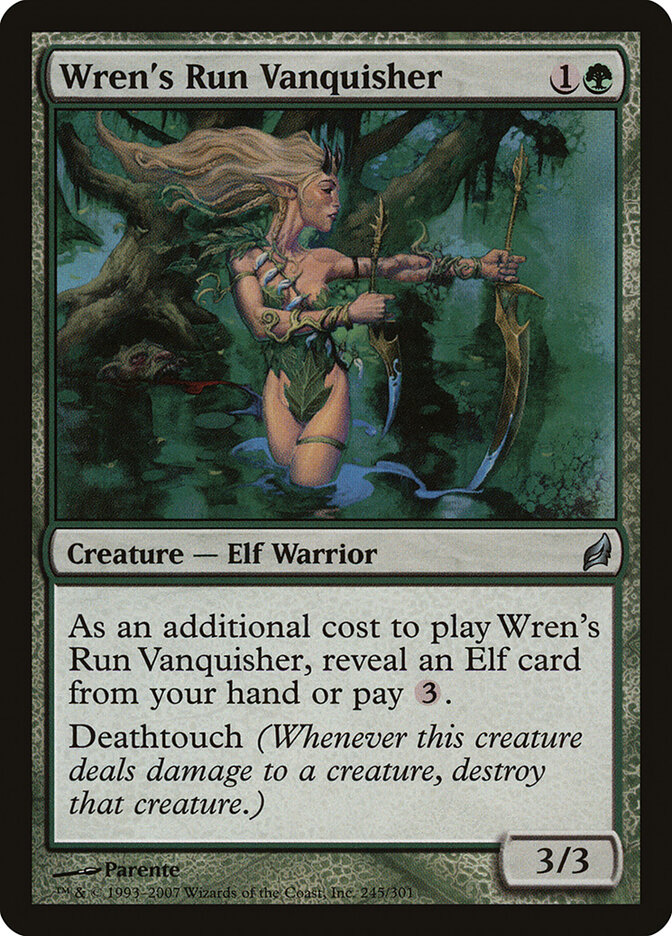 Wren's Run Vanquisher card front