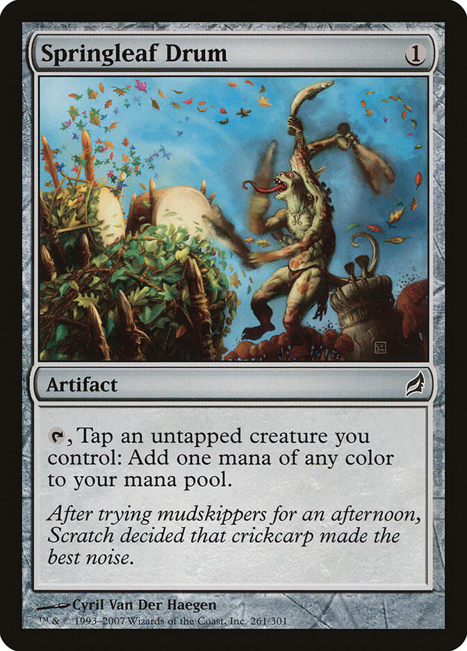 Springleaf Drum card front