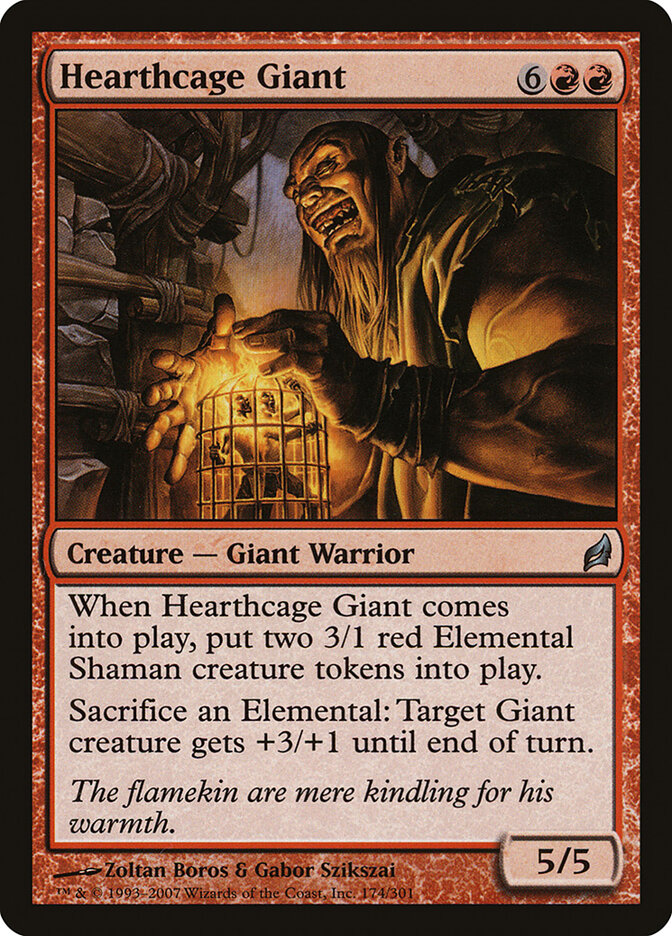 Hearthcage Giant card front
