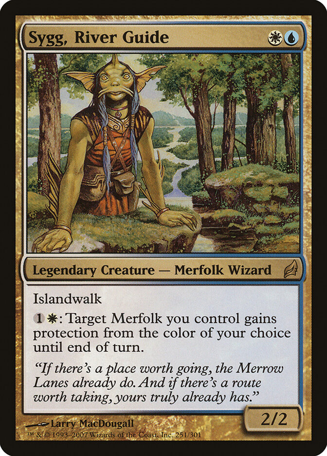 Sygg, River Guide card front