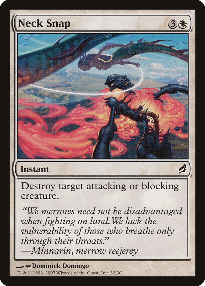 Neck Snap card front
