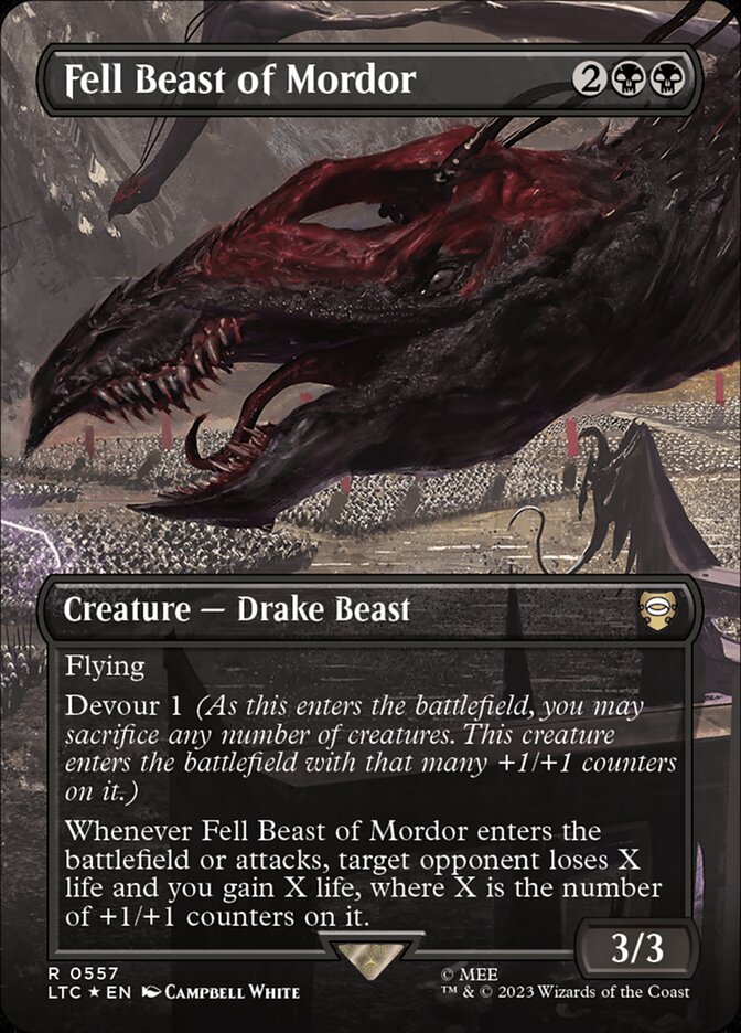 Fell Beast of Mordor card front