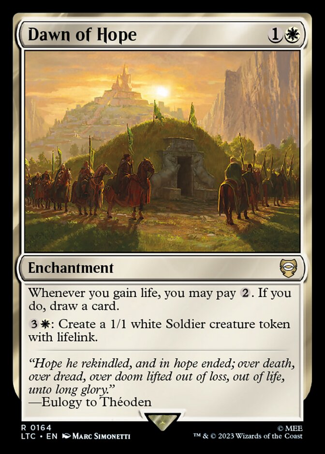 Dawn of Hope card front