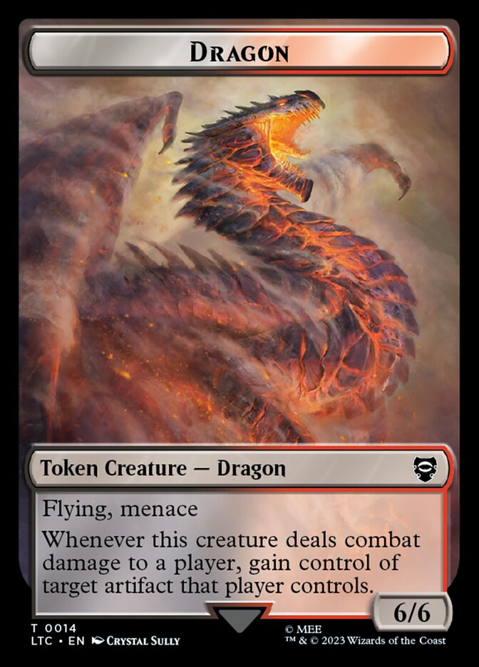 Dragon card front