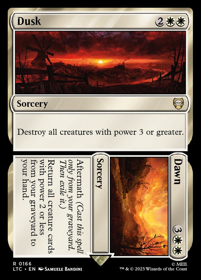 Dusk card front
