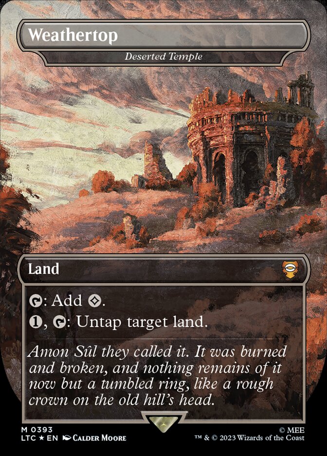 Deserted Temple card front
